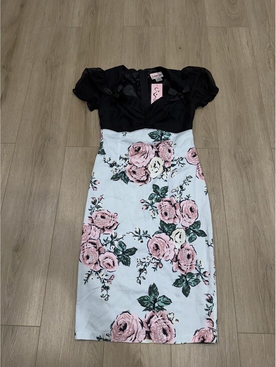 Deadly Dames Dresses & Skirts - NrWT DEADLY DAMES Micheline Pitt Size 4 rockabilly floral doll baby Dress Pinup